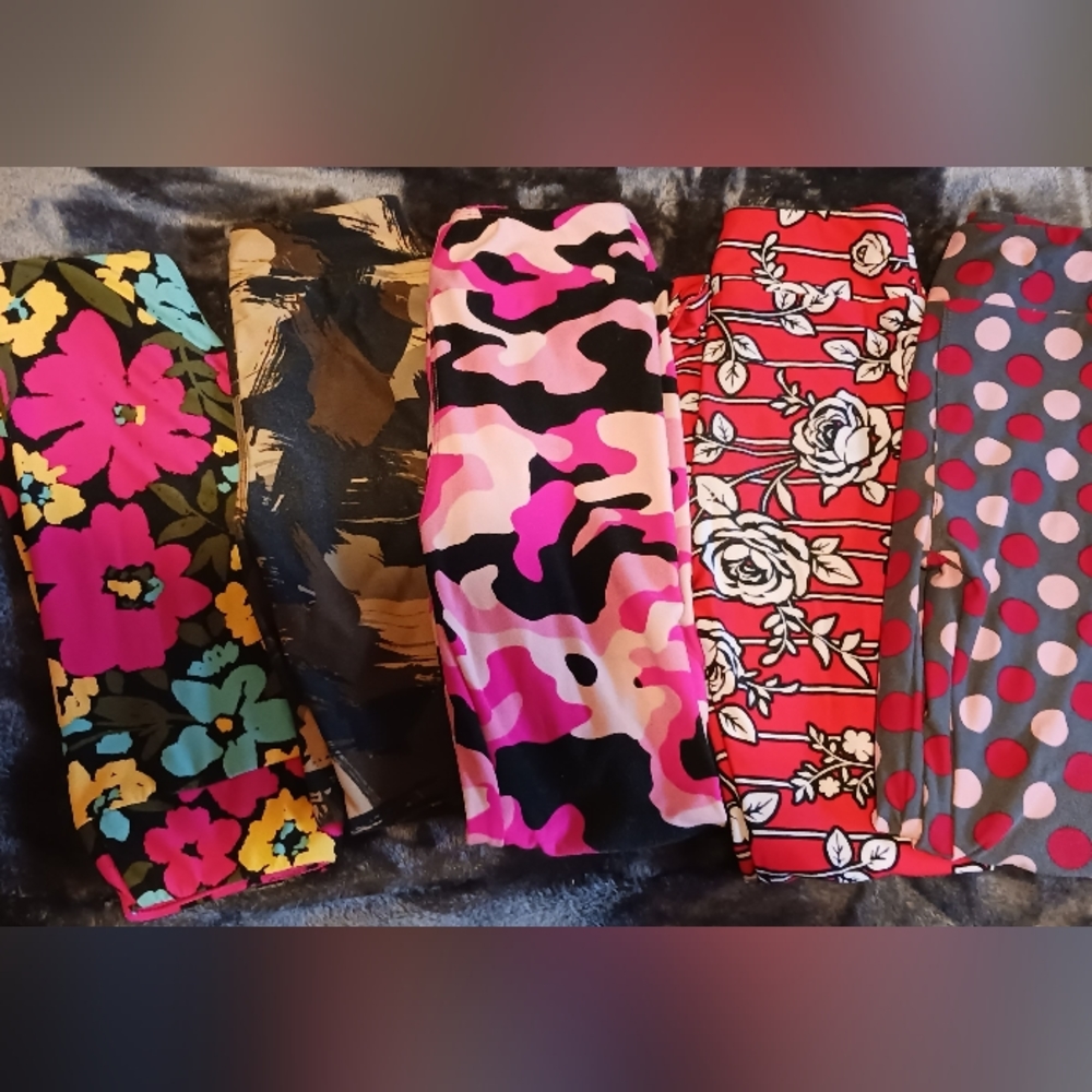 5 pairs of LulaRoe Kids Leggings